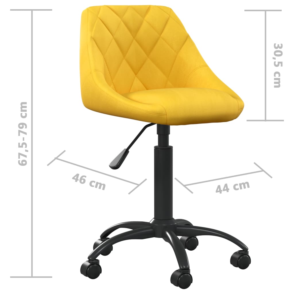 Bürostuhl Rosa Samt