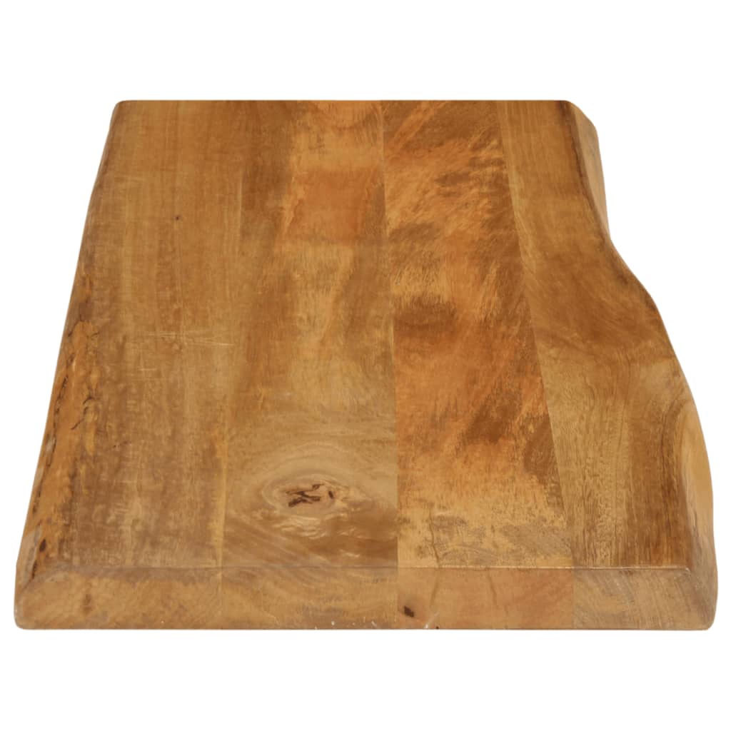 Tischplatte 40x40x2,5 cm Rechteckig Massivholz Akazie Baumkante