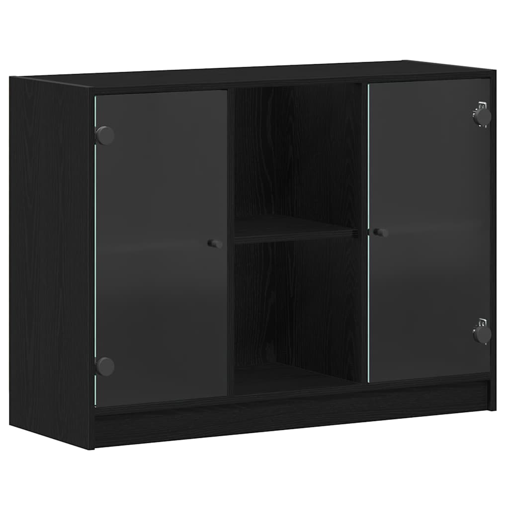 Bücherschrank mit Türen Weiß 204x37x75 cm Holzwerkstoff