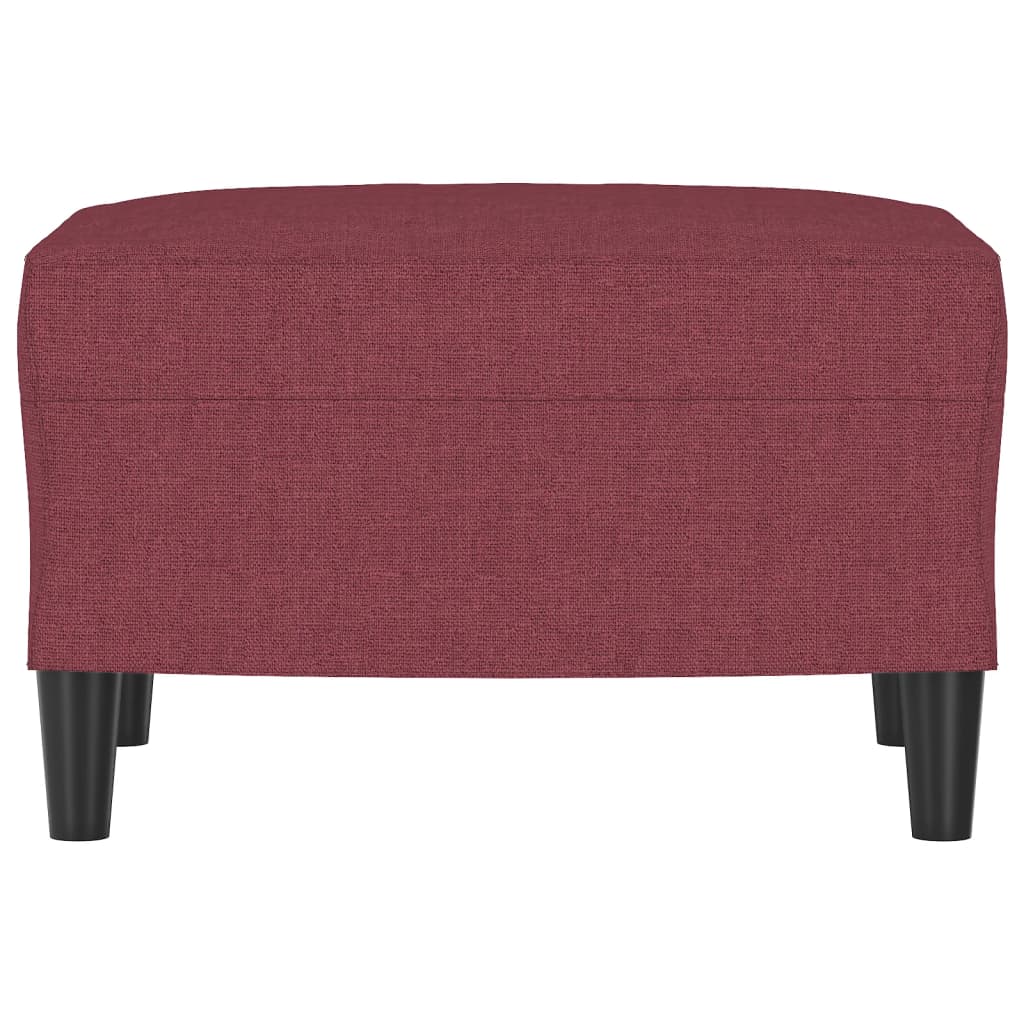 Fußhocker Hellgrau 60x50x41 cm Stoff