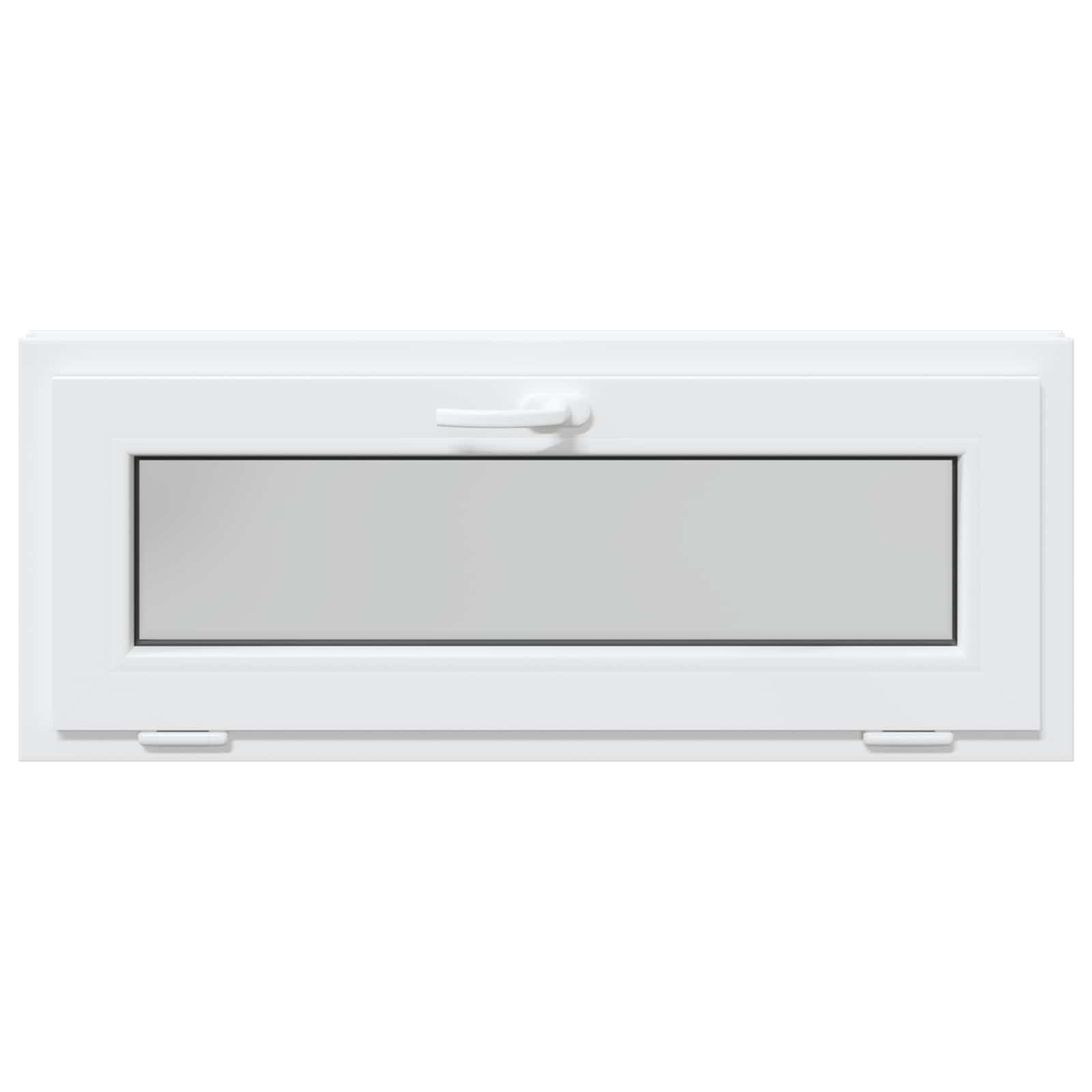 Kellerfenster RISOR 60 x 40 cm PVC und Glas Weiß