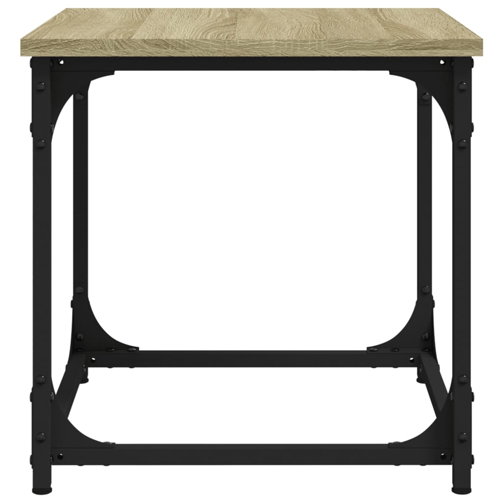 Beistelltisch Schwarz 40x40x40 cm Holzwerkstoff