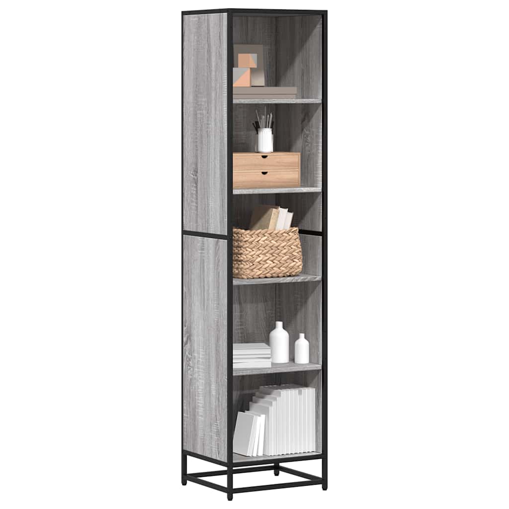 Bücherregal Schwarz 60x35x139 cm Holzwerkstoff