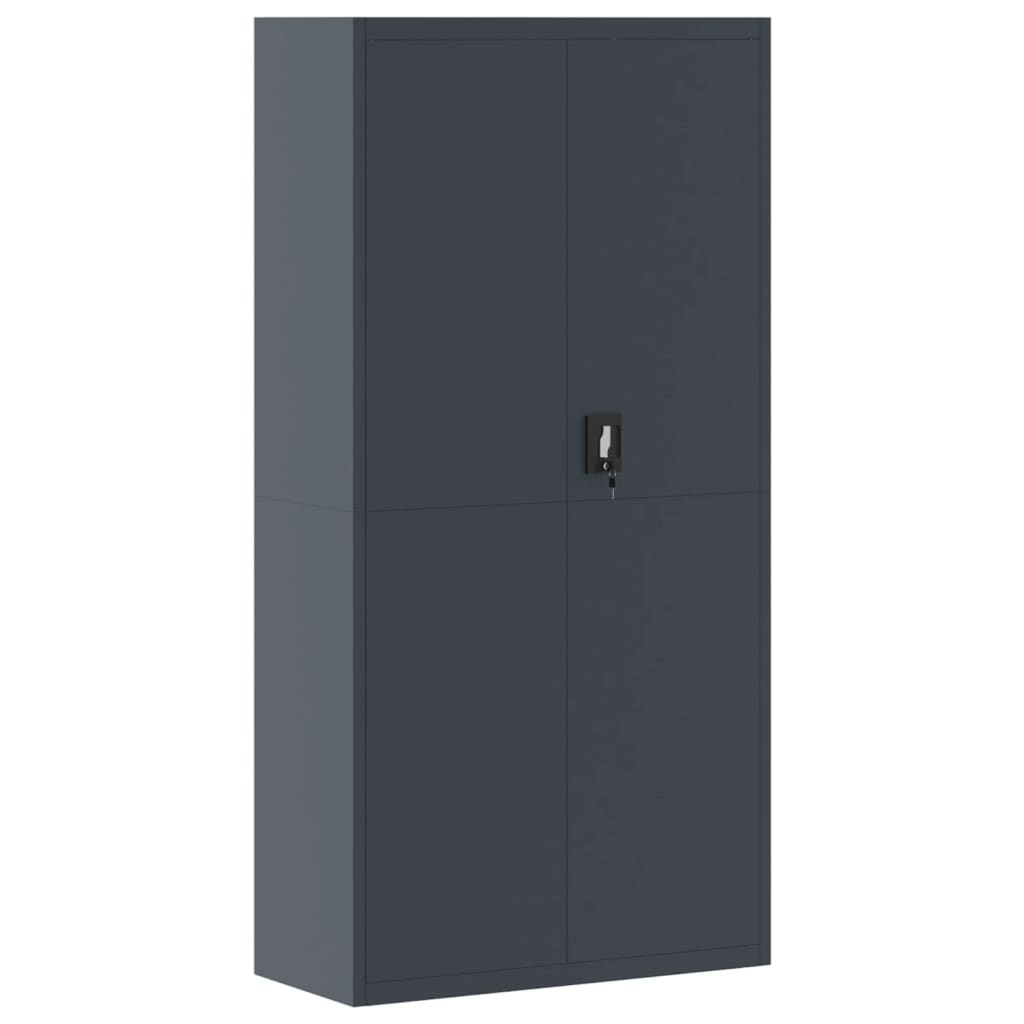 Aktenschrank Weiß 90x40x110 cm Stahl