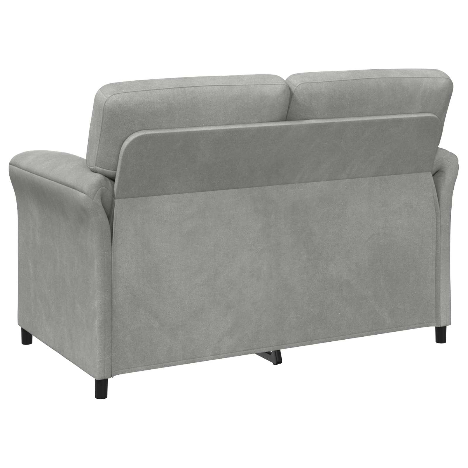 1-Sitzer Sofa Hellgrau 88 x 83 x 95 cm Samt