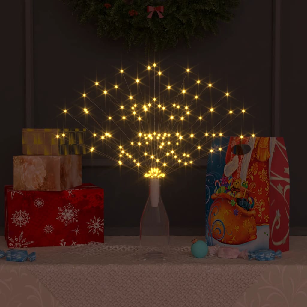 Feuerwerkslicht Weihnachtsdeko Warmweiß 20 cm 140 LEDs