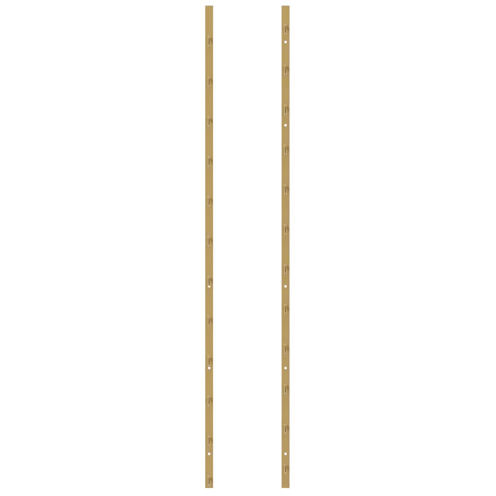 Wand-Weinregal für 24 Flaschen Schwarz Eisen