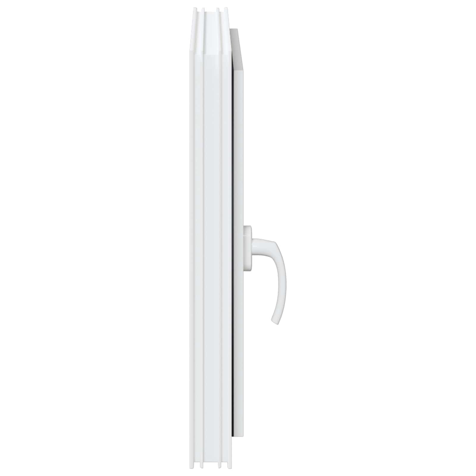 Kellerfenster RISOR 50 x 50 cm PVC und Glas Weiß