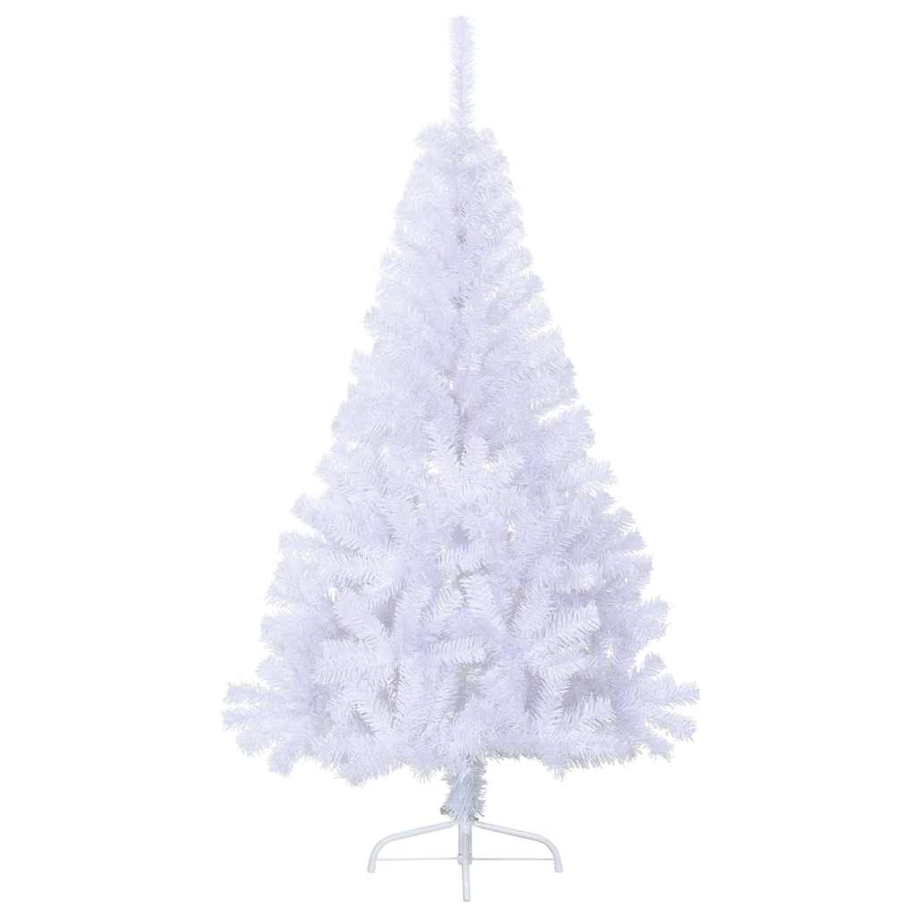 Künstlicher Halb-Weihnachtsbaum mit Ständer Grün 150 cm PVC