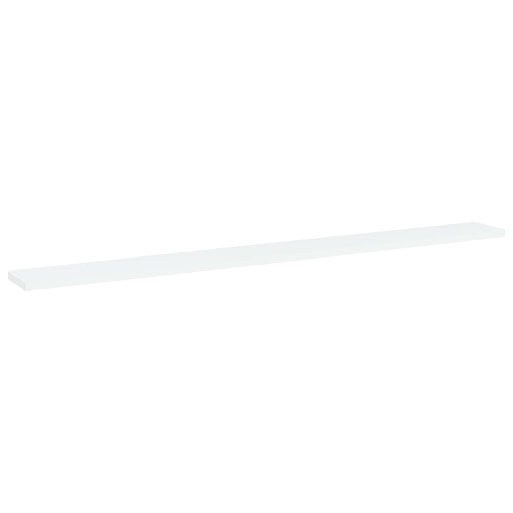 Bücherregal-Bretter 4 Stk. Weiß 40x10x1,5 cm Holzwerkstoff
