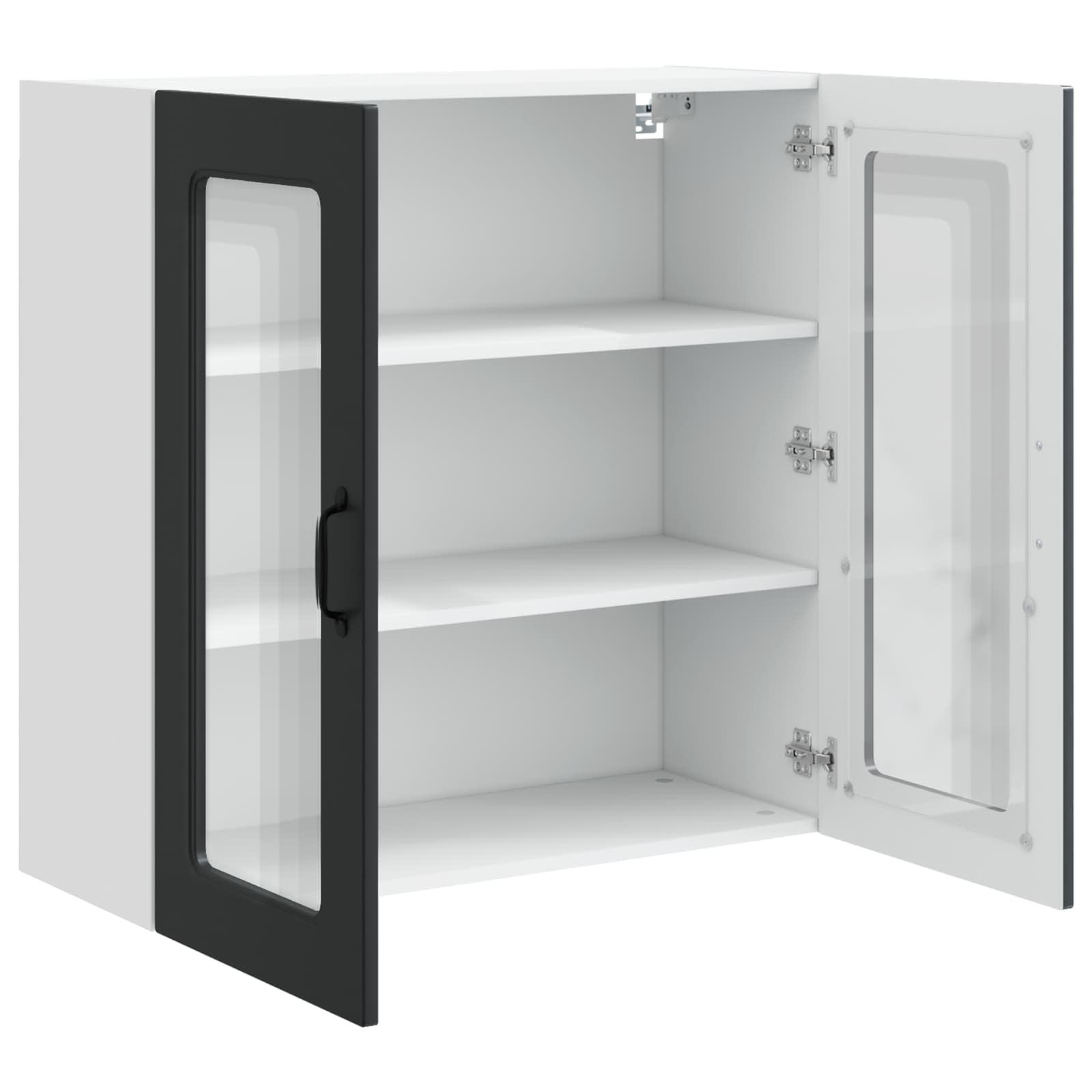 Herdumbauschränke 2 Stk. Kalmar Weiß Holzwerkstoff