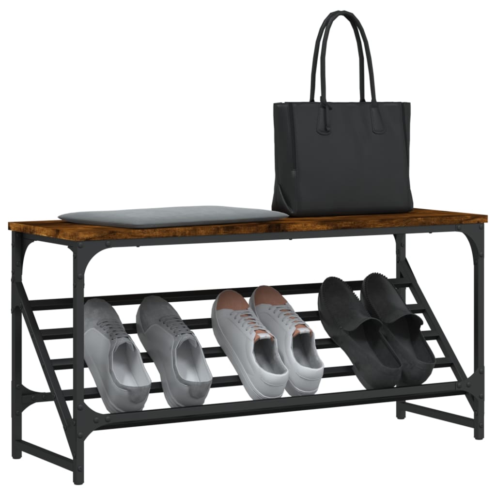 Schuhregal Schwarz 60x30x45 cm Holzwerkstoff