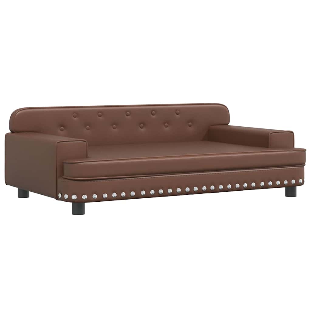 Kindersofa Schwarz 90x53x30 cm Kunstleder