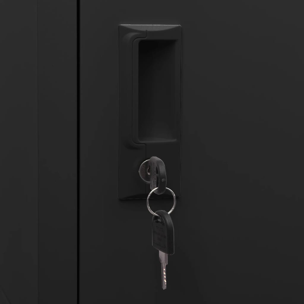 Sattelschrank Weiß 53x53x140 cm Stahl