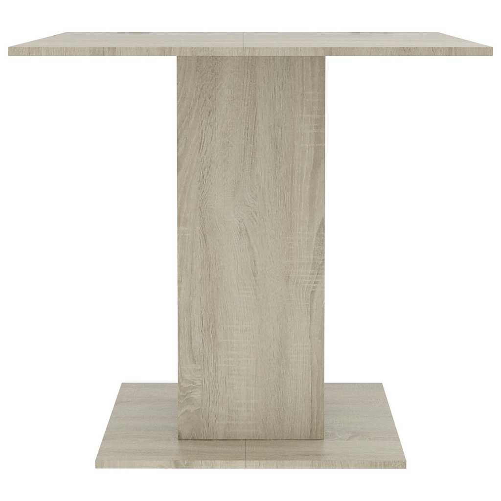 Esstisch Weiß 80x80x75 cm Holzwerkstoff