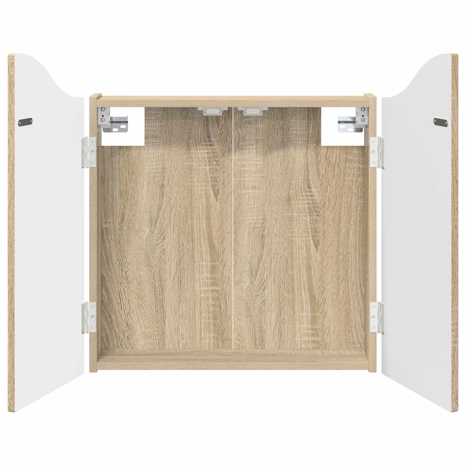 Dartboard Schrank Weiß 56 x 12 x 63 cm Holzwerkstoff