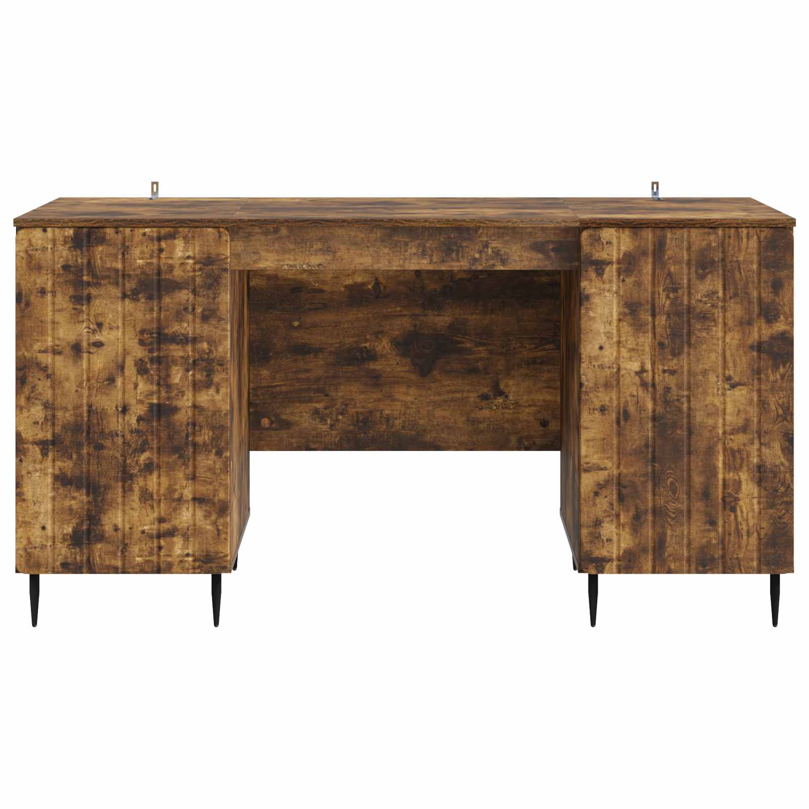 Schreibtisch mit Regal Schwarz 142,5 x 50 x 75 cm Holzwerkstoff