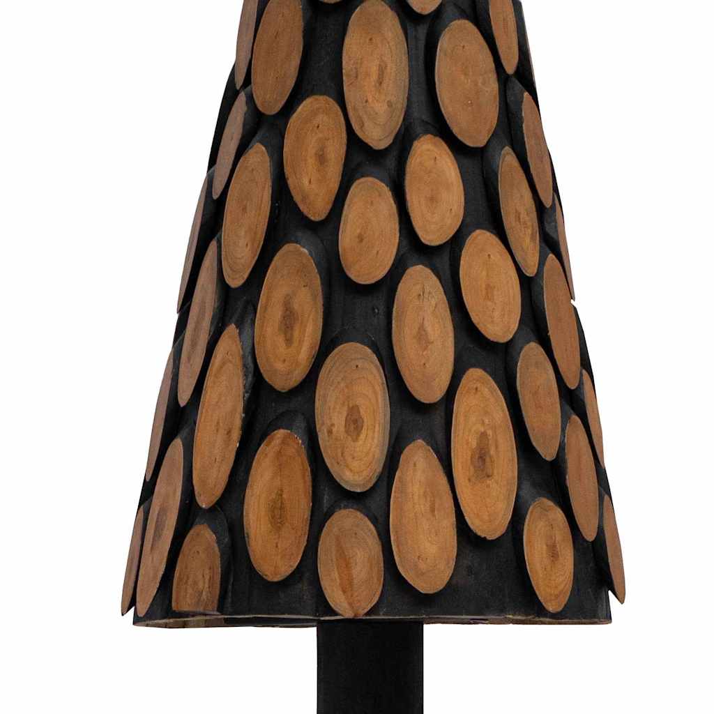 Weihnachtsbaum mit Ständer Braun 61 cm Massivholz Teak