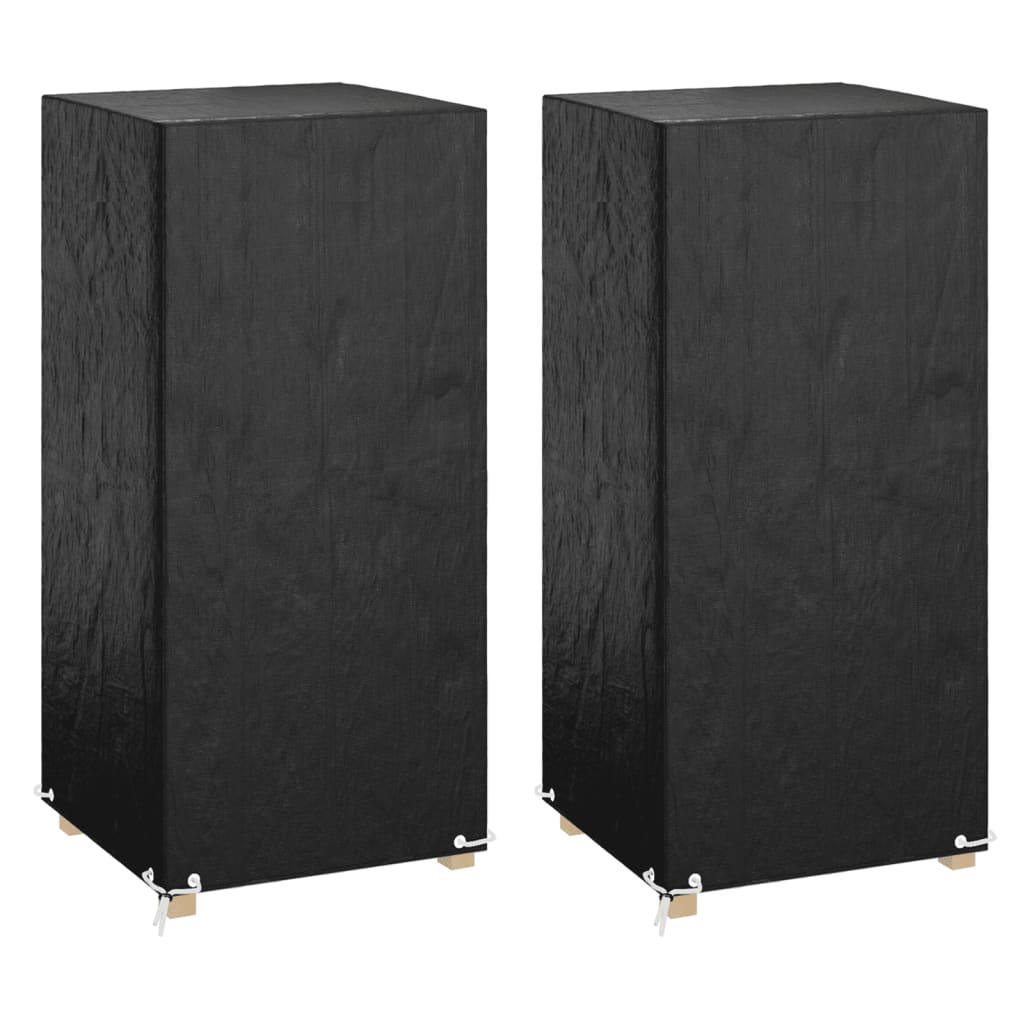 Abdeckungen für Gartenstühle 2 Stk. 8 Ösen 65x65x80/120 cm