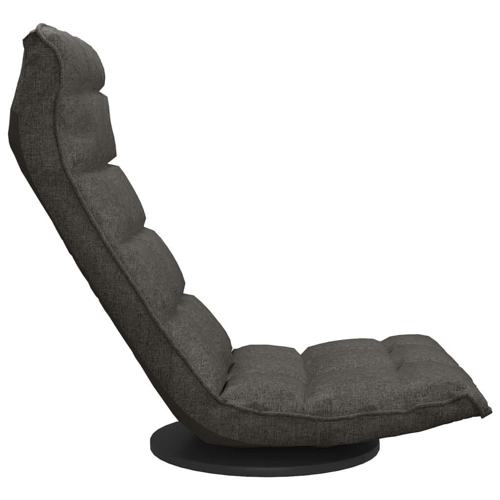 Bodenstuhl Drehbar Dunkelgrün 70x51x79 cm Stoff
