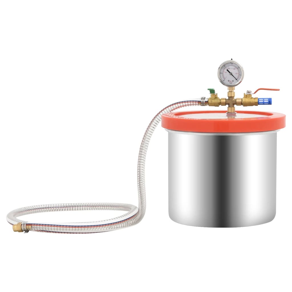 Vakuumkammer mit Einstufiger Pumpe 5,5 L