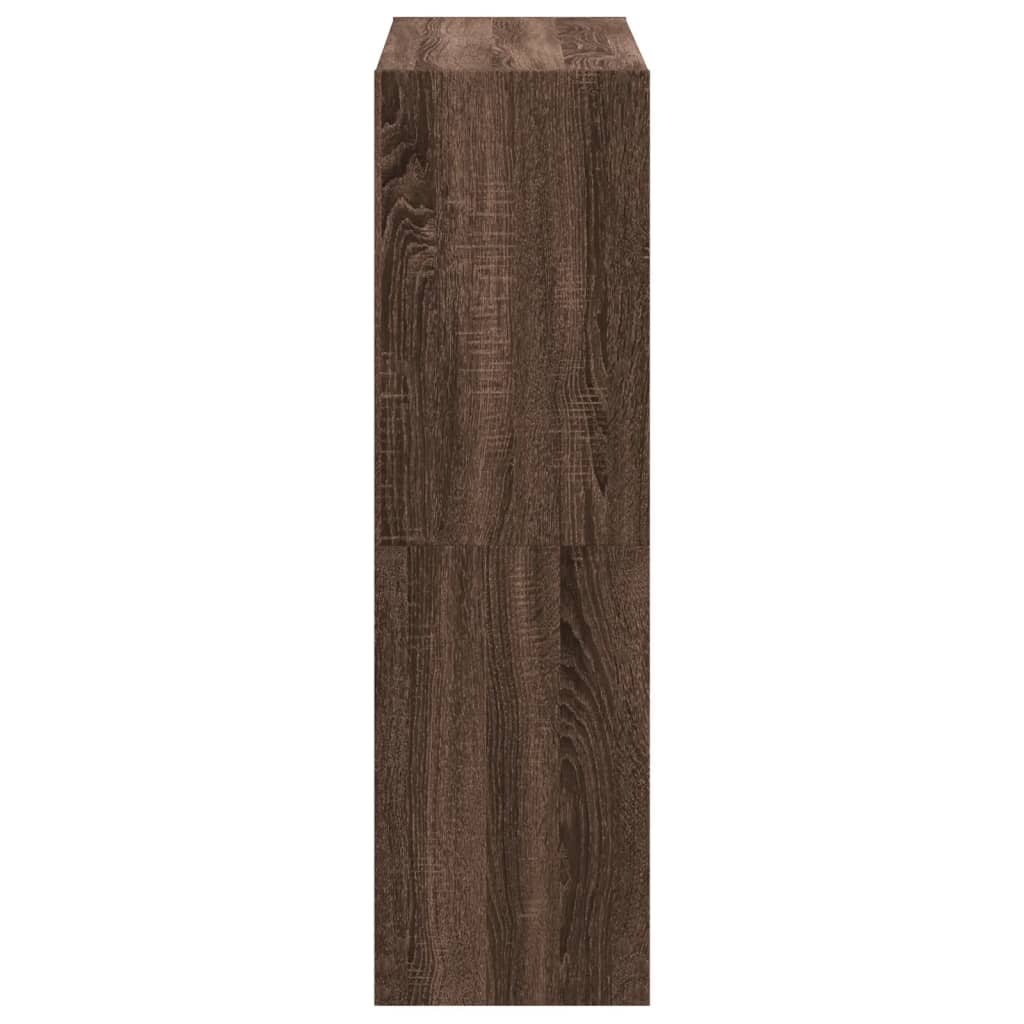 Bücherregal Weiß 102x32x108 cm Holzwerkstoff