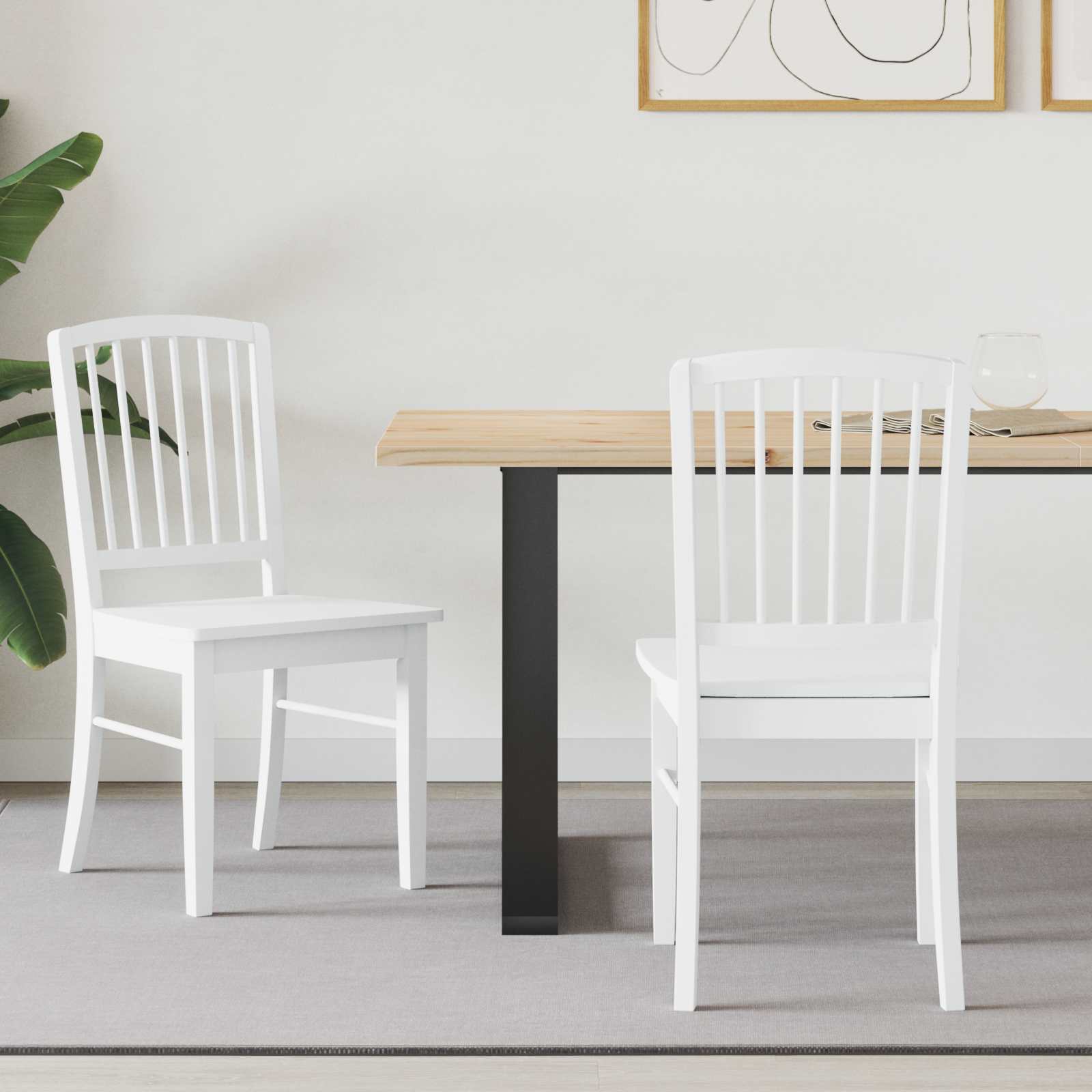Esszimmerstühle 2 pcs Hellbraun 50 x 52,5 x 91 cm