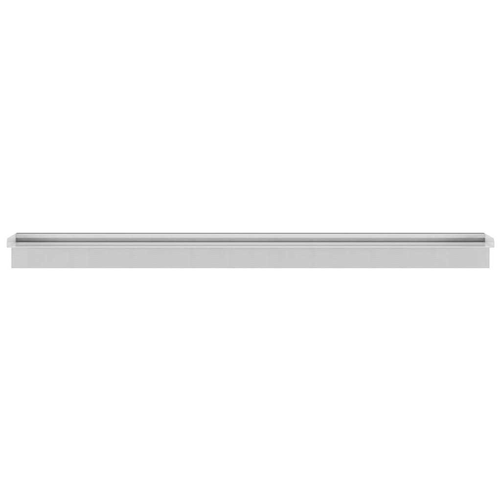 Pool-Wasserfall mit LEDs Edelstahl 110 cm