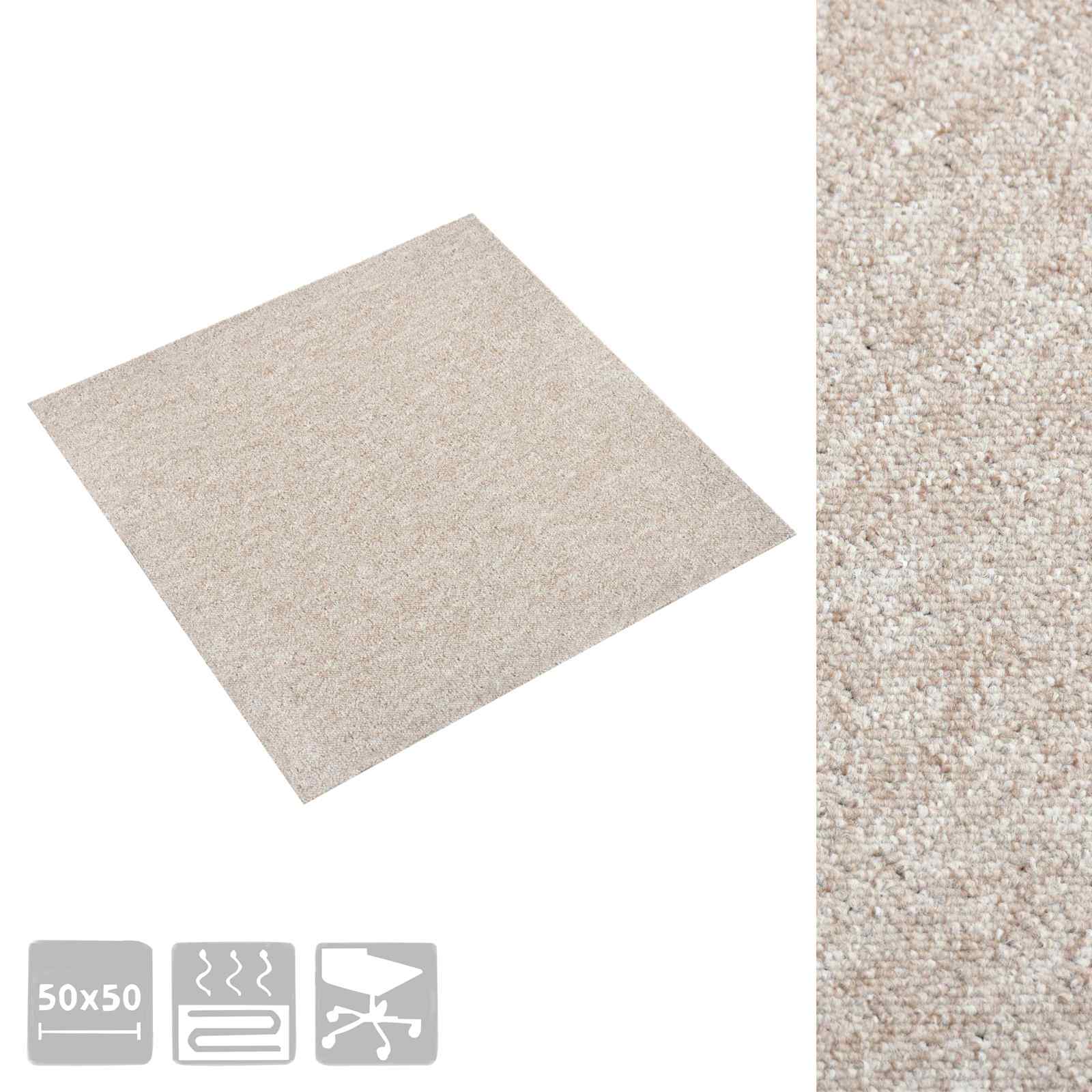 Teppich 20 pcs Gestreiftes Anthrazit 50 x 50 cm
