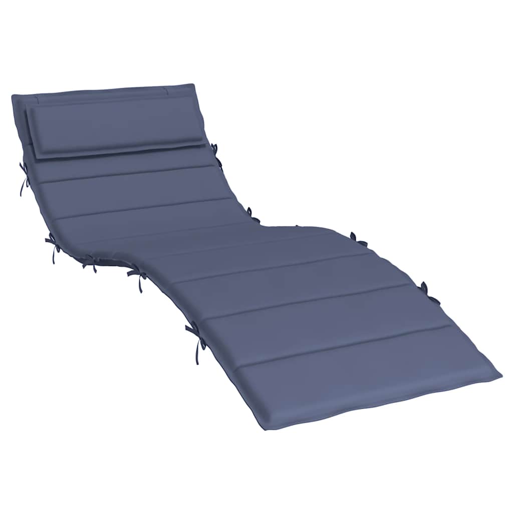 Sonnenliegen-Auflage Grau 180x60x4 cm Oxford-Gewebe