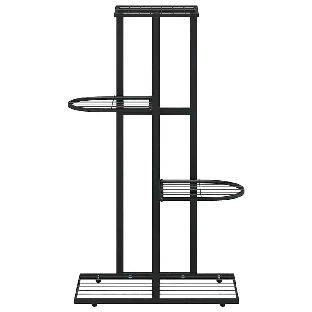 Blumenständer 5-Etagen 43x22x98 cm Weiß Metall