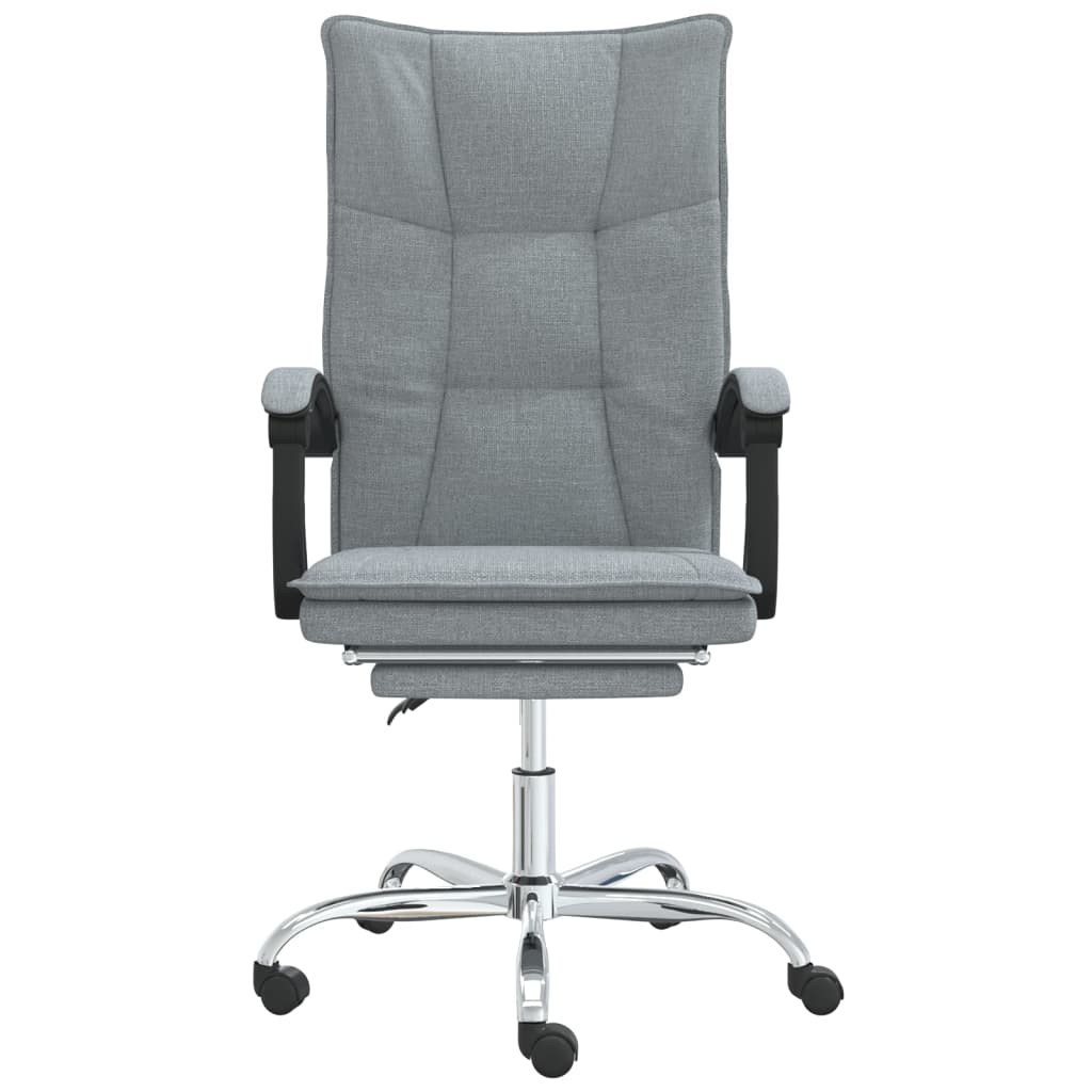 Bürostuhl mit Liegefunktion Braun Stoff
