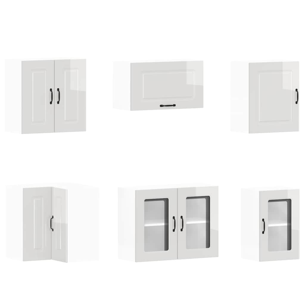 11-tlg. Küchenschrank-Set Kalmar Weiß Holzwerkstoff