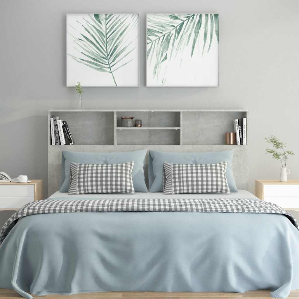 Bett-Kopfteil mit Ablagen Weiß 100x19x103,5 cm