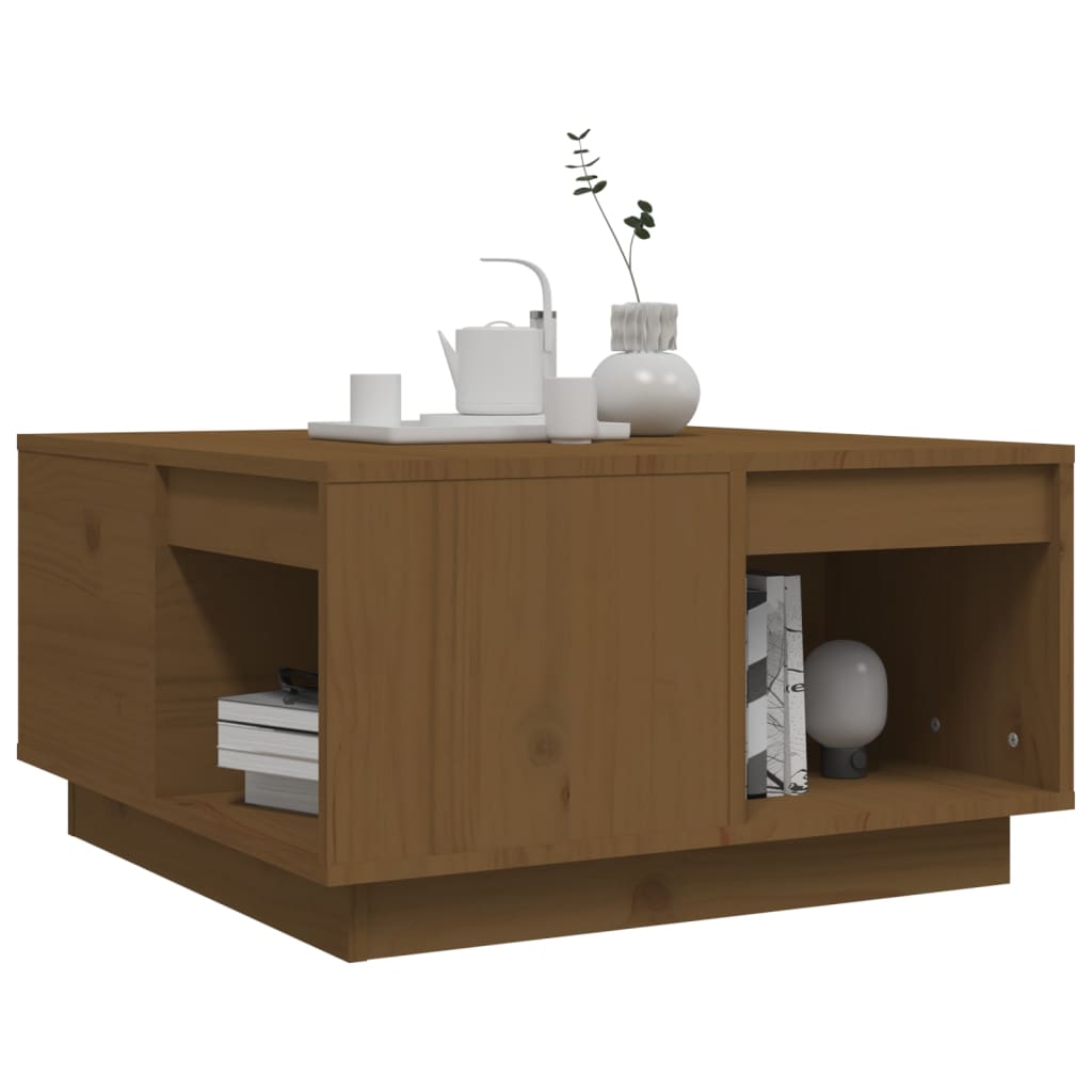 Couchtisch 100x101x40,5 cm Massivholz Kiefer
