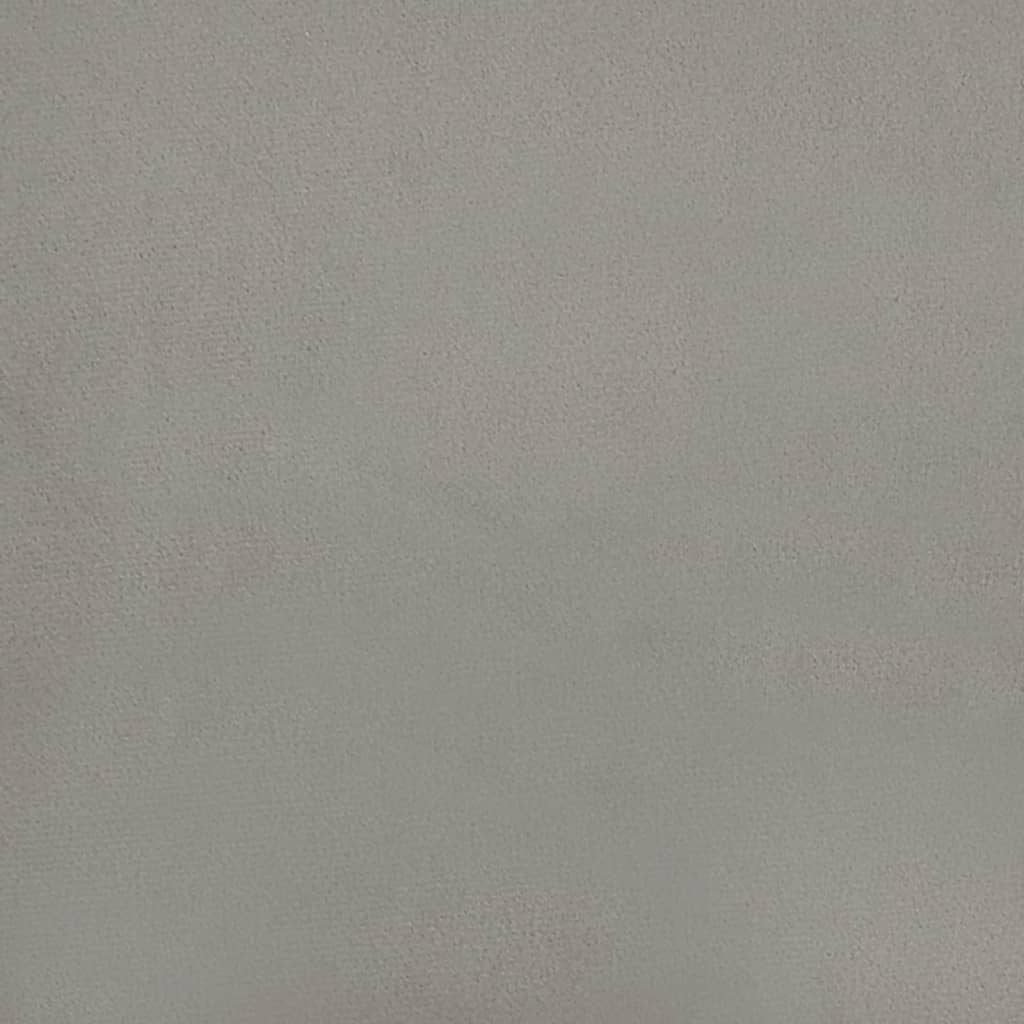 Kopfteil mit Ohren Dunkelblau 93x16x78/88 cm Samt