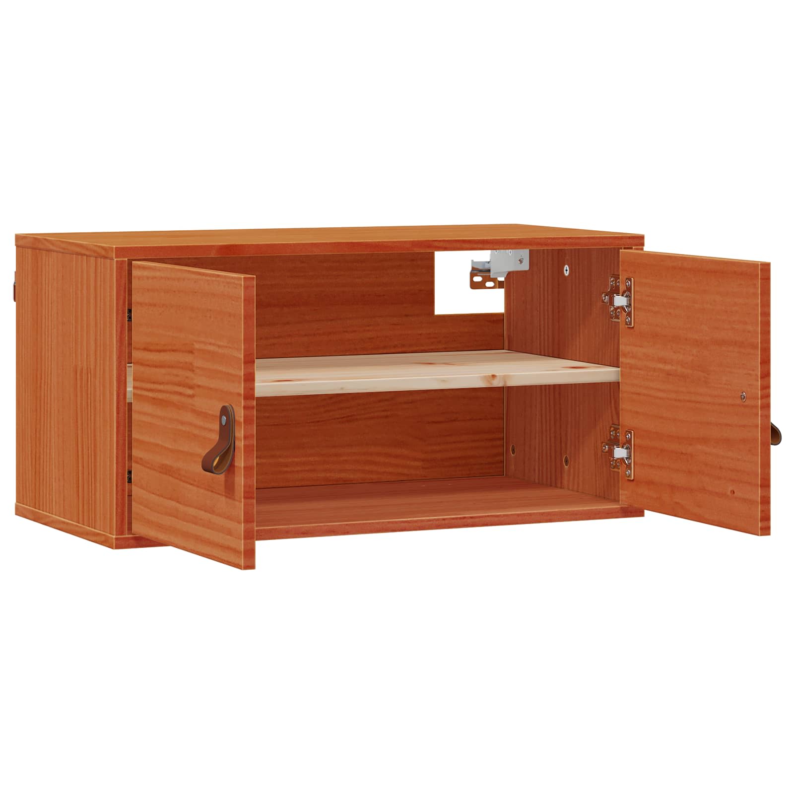 Wandschrank 80x30x30 cm Massivholz Kiefer