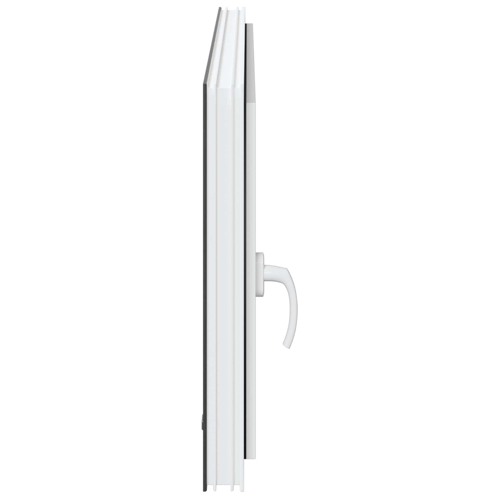 Kellerfenster RISOR 50 x 50 cm PVC und Glas Weiß