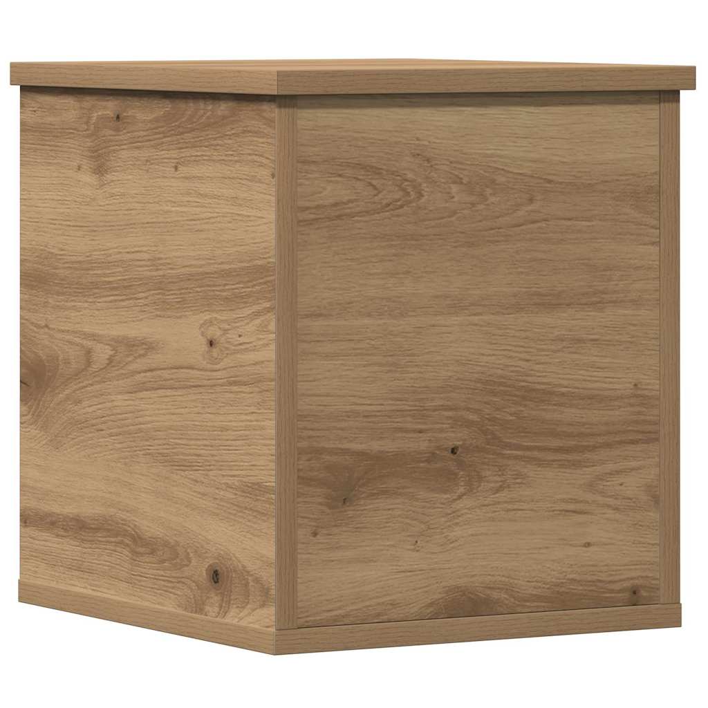 Aufbewahrungstruhe Weiß 84x42x46 cm Holzwerkstoff