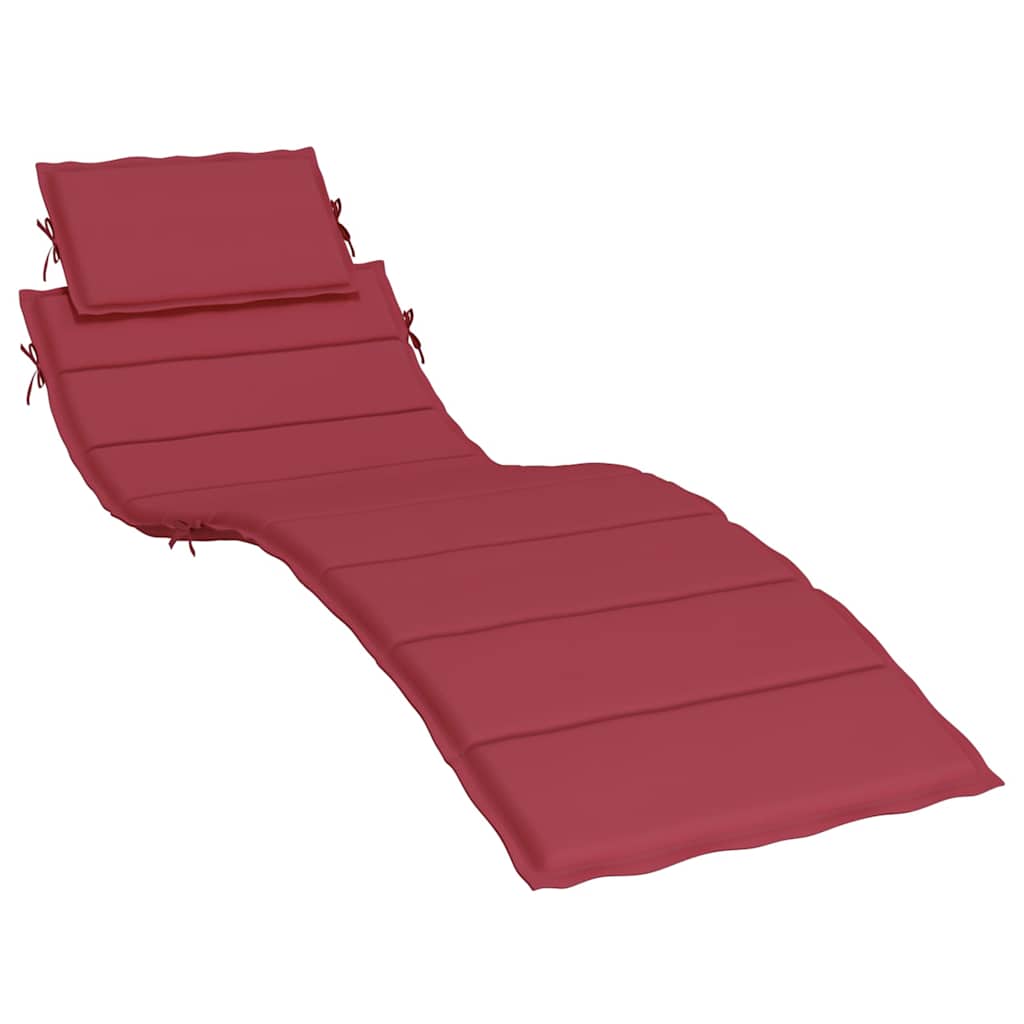 Sonnenliegen-Auflage Grau 186x58x4 cm Oxford-Gewebe