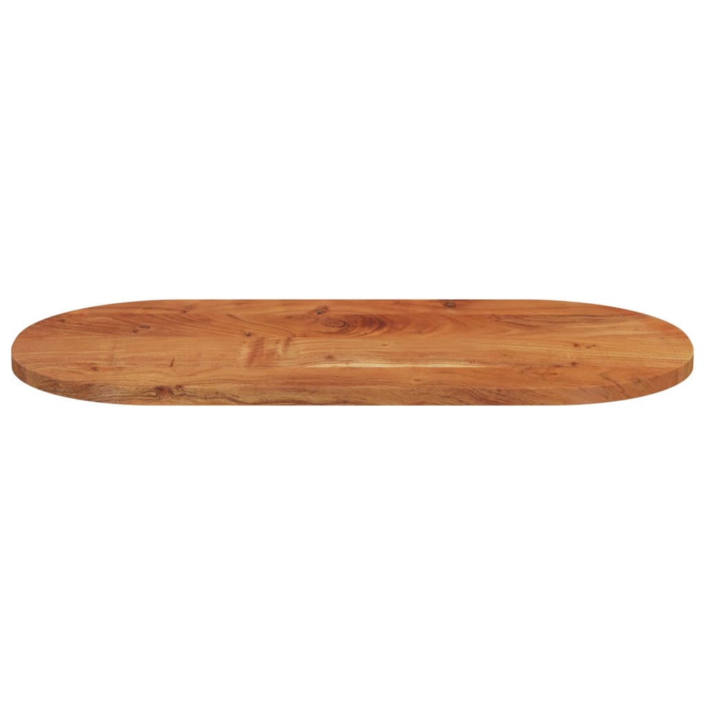 Tischplatte 110x40x2,5 cm Oval Massivholz Mango