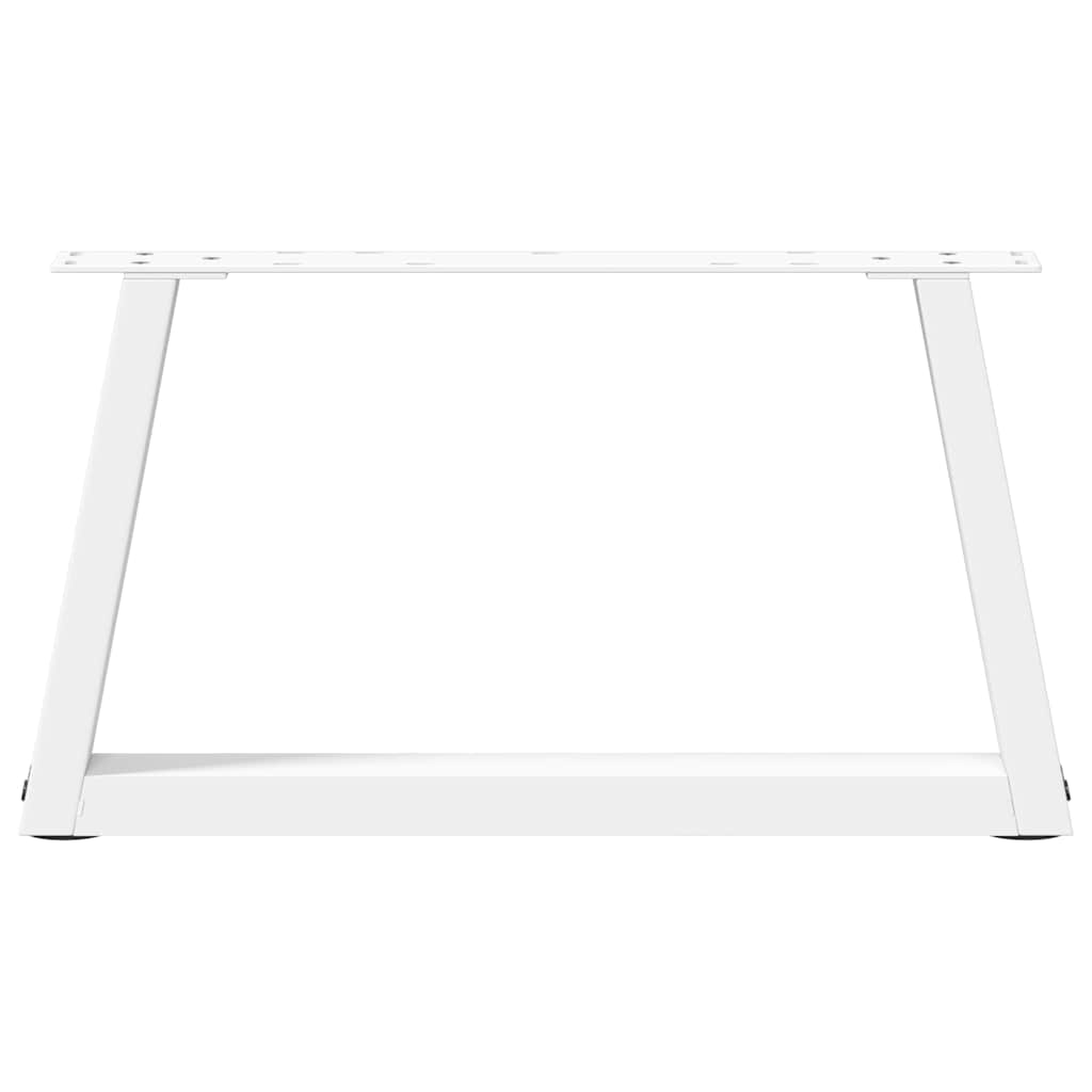 Couchtischbeine V-Form 2 Stück Schwarz 30x(30-31,3) cm Stahl