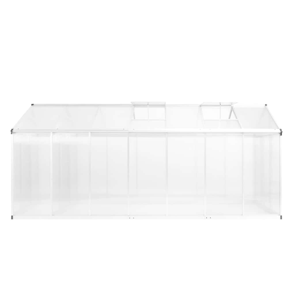 Gewächshaus Aluminium 302x190x195 cm 11,19 m³