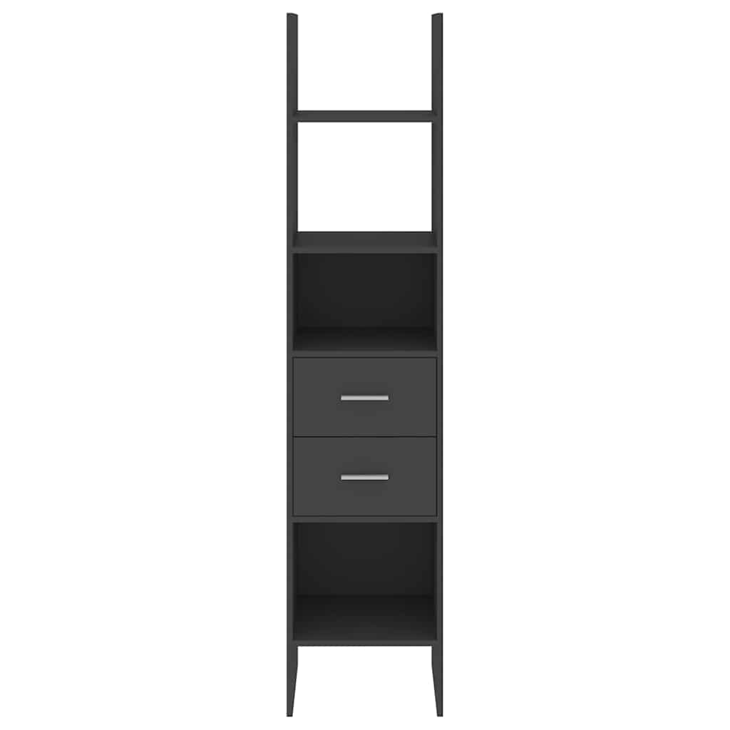 Bücherregal Weiß 40x35x180 cm Holzwerkstoff