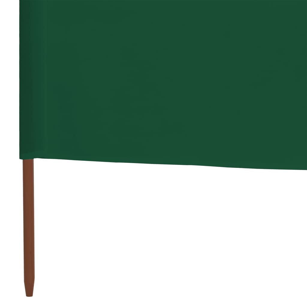 3-teiliges Windschutzgewebe 400 x 120 cm Weiß