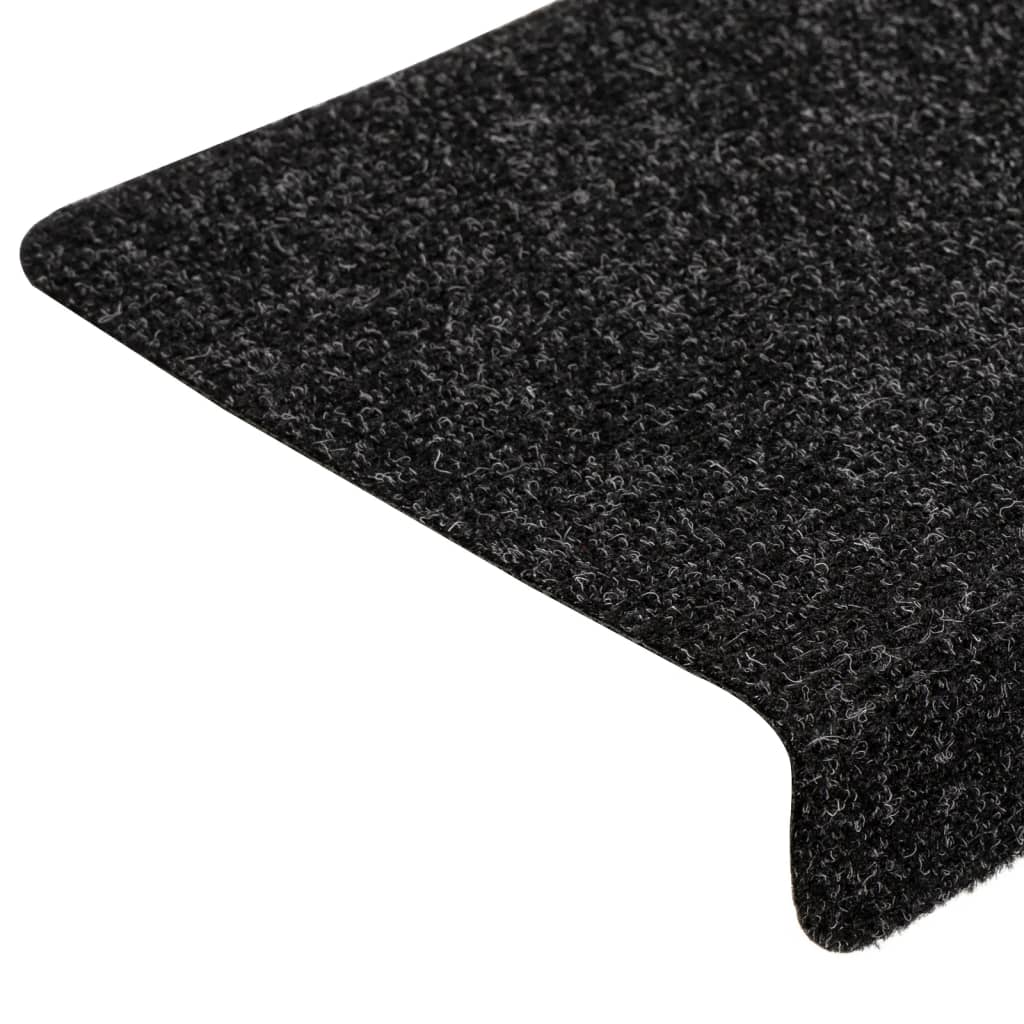 Stufenmatten Selbstklebend 15 Stk. 65x21x4 cm Hellbraun Rechteckiger Rand