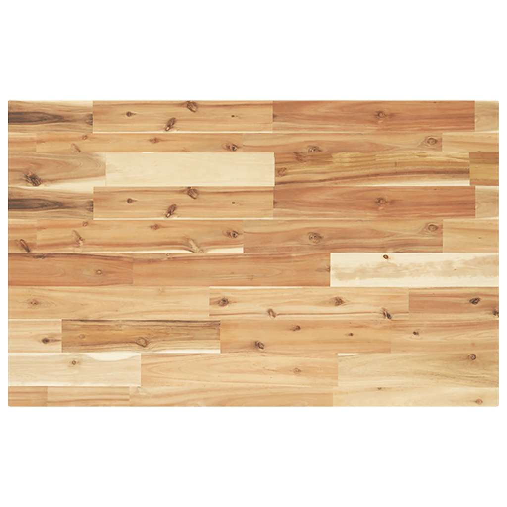 Tischplatte Rechteckig 60x50x2 cm Massivholz Akazie