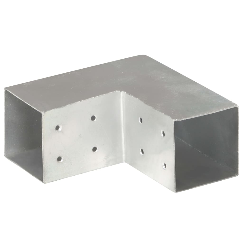 Pfostenverbinder L-Form Verzinktes Metall 71 x 71 mm