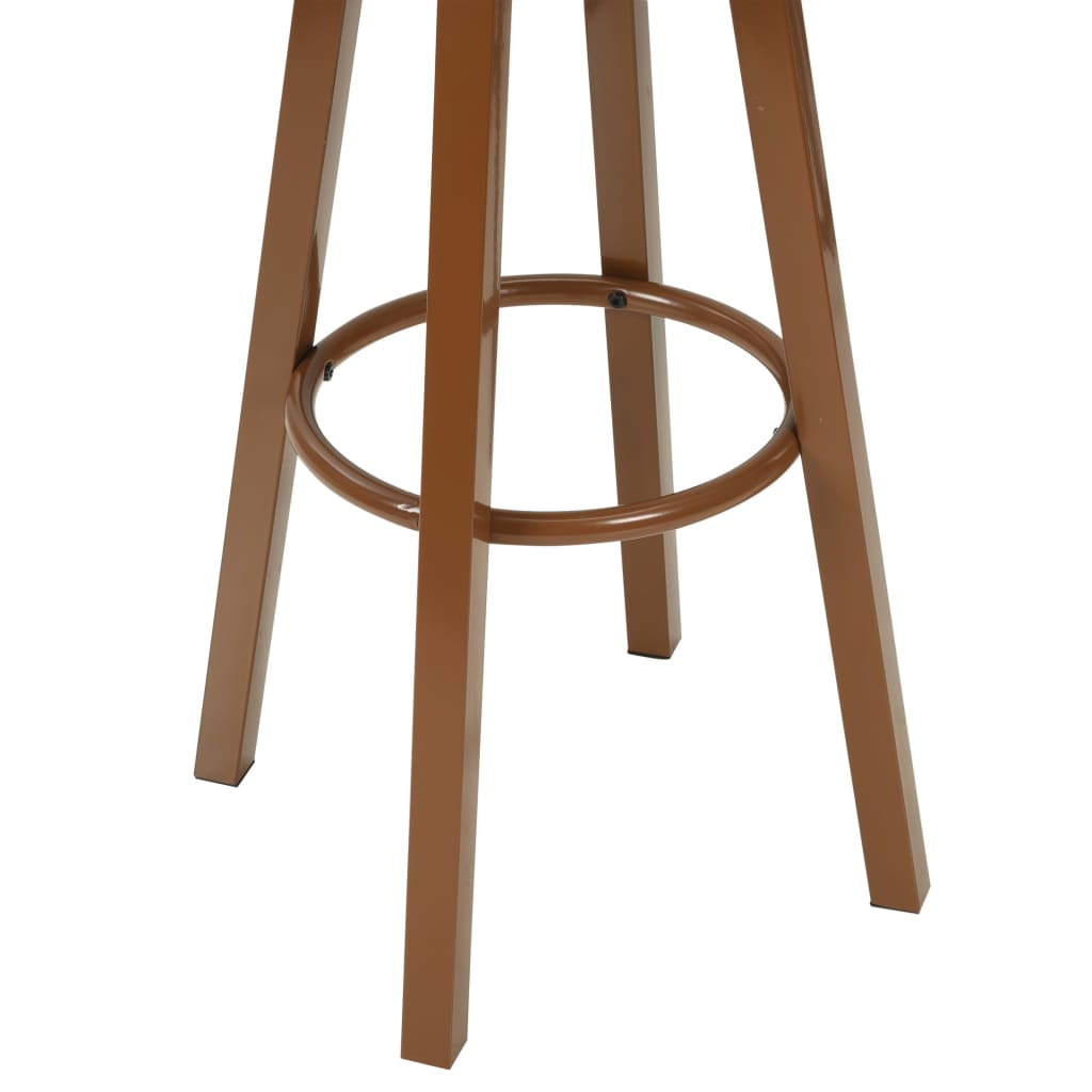 Barhocker 2 Stk. Schwarz Kunstleder