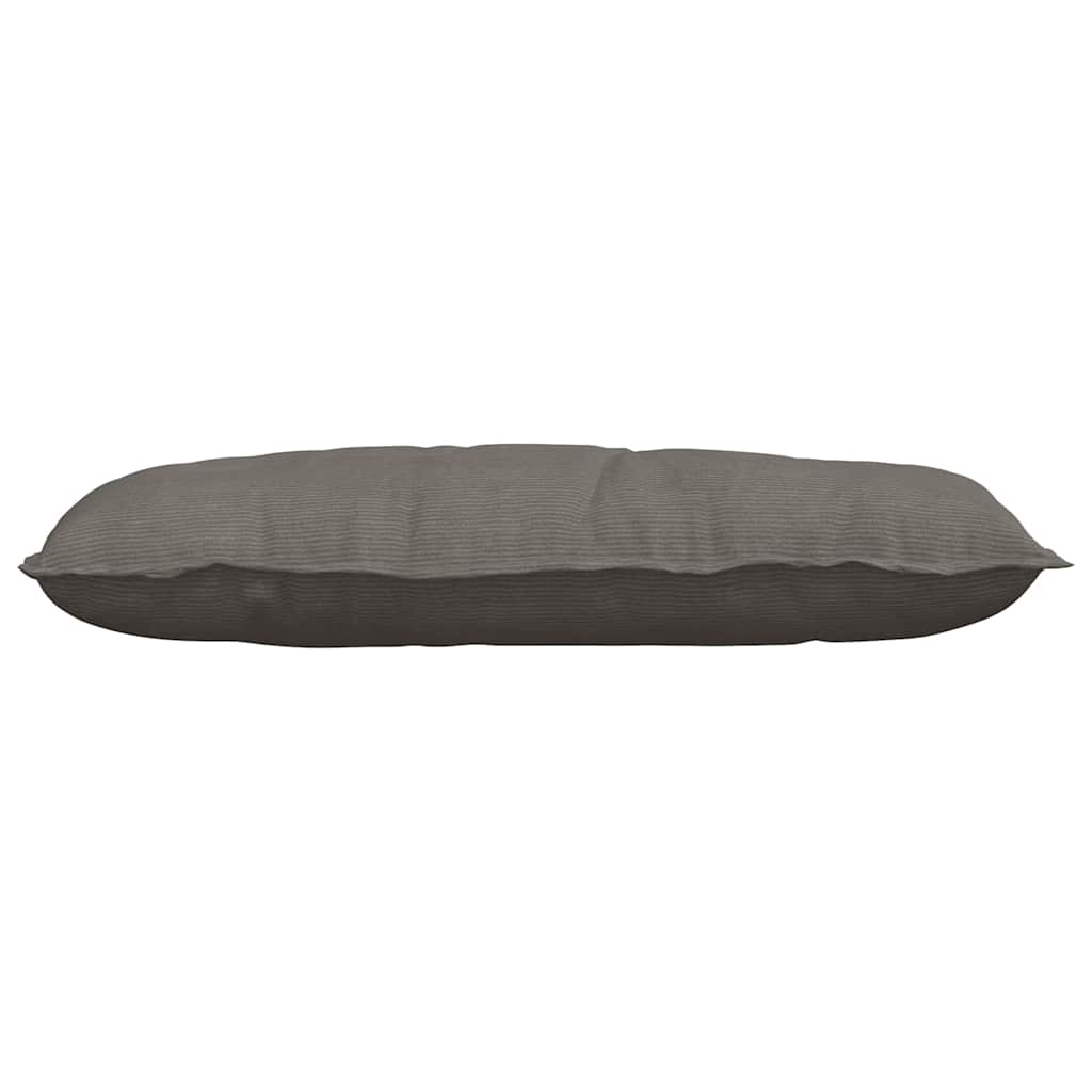 Rückenkissen Hellgrau 50 x 45 cm Cordstoff